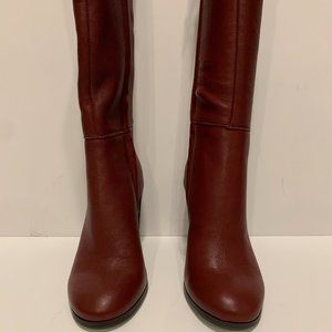 Kenneth Cole Justin Burgundy Women's Boot/ free gift with order
